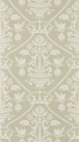 Highgrove Damask Wallpaper by Sanderson Gritstone Highgrove Damask Wallpaper by Sanderson Gritstone