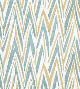 Highland Peak Fabric by Anna French Turquoise Highland Peak Fabric by Anna French Turquoise