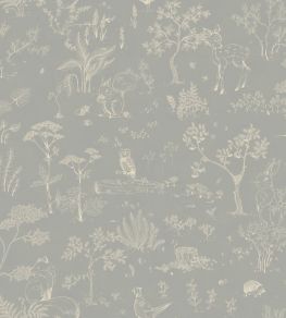 Hollie Wallpaper by Sandberg Misty Blue
