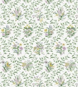 Hollingbourne Fabric by Nina Campbell Green/Lilac/Yellow Hollingbourne Fabric by Nina Campbell Green/Lilac/Yellow