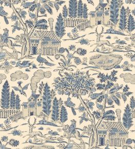Home Park Wallpaper by GP & J Baker Royal Blue