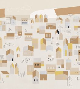 Hometown Mural by Coordonne Natural Hometown Mural by Coordonne Natural