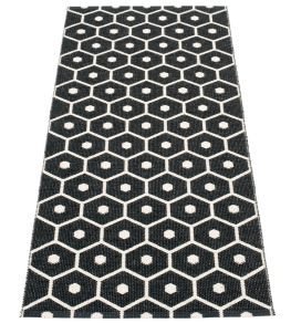 Honey Runner Rug by Pappelina Black/Vanilla Honey Runner Rug by Pappelina Black/Vanilla