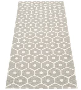 Honey Runner Rug by Pappelina Warm Grey/Vanilla Honey Runner Rug by Pappelina Warm Grey/Vanilla