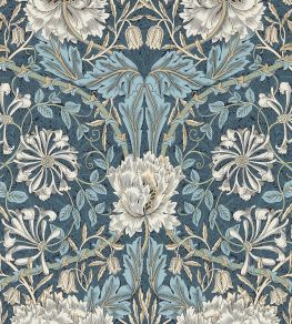 Honeysuckle & Tulip Wallpaper by Morris & Co Woad/Thyme Honeysuckle & Tulip Wallpaper by Morris & Co Woad/Thyme