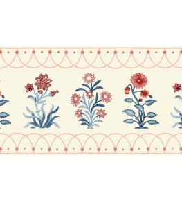 Hoopla Border Wallpaper by DADO Ruby Hoopla Border Wallpaper by DADO Ruby