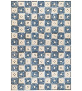 Hop Scotch Rug by GP & J Baker Indigo Hop Scotch Rug by GP & J Baker Indigo