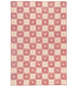 Hop Scotch Rug by GP & J Baker Red Hop Scotch Rug by GP & J Baker Red