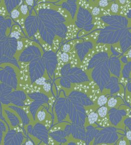 Hops And Glory Wallpaper by Langelid Von Bromssen Ivy Green Hops And Glory Wallpaper by Langelid Von Bromssen Ivy Green