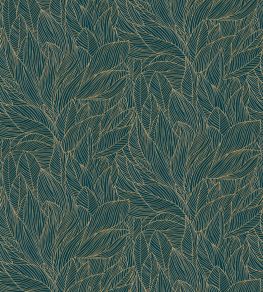 Hosta Wallpaper by Casamance Marine/Dore Hosta Wallpaper by Casamance Marine/Dore