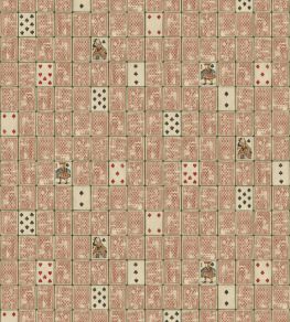 House of Cards Wallpaper by DADO Antique Red House of Cards Wallpaper by DADO Antique Red