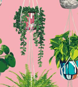 Houseplant Wallpaper by Ohpopsi Bubblegum Houseplant Wallpaper by Ohpopsi Bubblegum