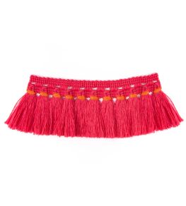 Hula Fringe Trim by Christopher Farr Cloth Rosa Hula Fringe Trim by Christopher Farr Cloth Rosa