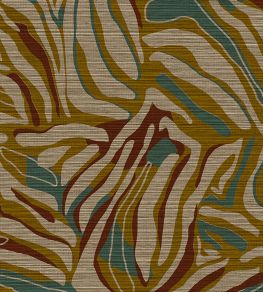 Hutu Wallpaper by Jannelli&Volpi Yellow/Brown Hutu Wallpaper by Jannelli&Volpi Yellow/Brown