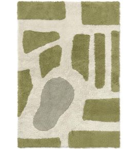 Hyde Park Rug by Lorena Canals Natural/Matcha Hyde Park Rug by Lorena Canals Natural/Matcha
