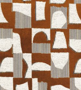 Hymne Fabric by Casamance Acajou Hymne Fabric by Casamance Acajou