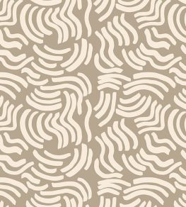 Hyraily Wallpaper by Marimekko Brown