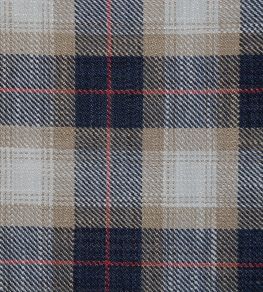 Kintyre Check Fabric by Ian Mankin Dark Navy Kintyre Check Fabric by Ian Mankin Dark Navy