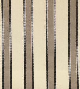 Blazer Stripe Fabric by Ian Mankin Putty/Black Blazer Stripe Fabric by Ian Mankin Putty/Black