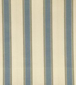 Blazer Stripe Fabric by Ian Mankin Seagreen/Sage