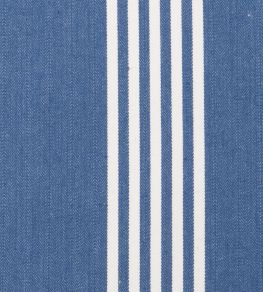 Oxford Stripe Fabric by Ian Mankin Navy Oxford Stripe Fabric by Ian Mankin Navy