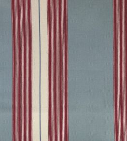Panama Fabric by Ian Mankin Peony/Seagreen