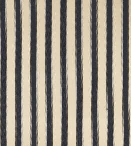 Ticking 2 Fabric by Ian Mankin Black