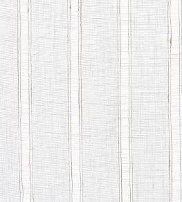 Helford Stripe Fabric by Ian Mankin Natural