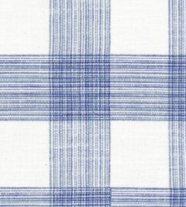 Hemsby Check Fabric by Ian Mankin Cobalt