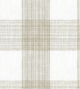 Hemsby Check Fabric by Ian Mankin Oatmeal