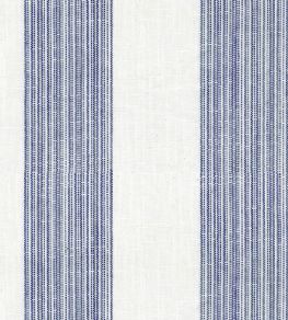 Lulworth Stripe Fabric by Ian Mankin Cobalt Lulworth Stripe Fabric by Ian Mankin Cobalt