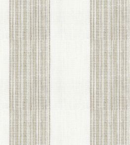 Lulworth Stripe Fabric by Ian Mankin Oatmeal