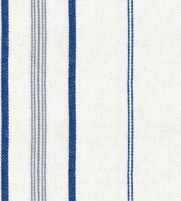 Troon Stripe Fabric by Ian Mankin Chalk