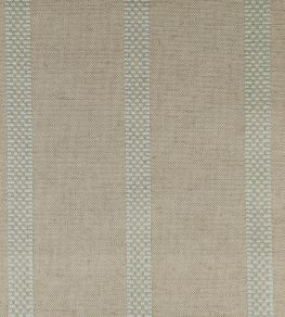 Hopsack Stripe Fabric by Ian Mankin Mint