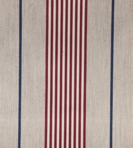 Vintage Stripe 2 Fabric by Ian Mankin Peony