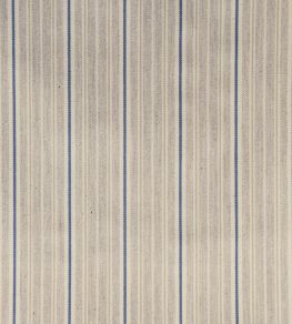 Vintage Stripe 4 Fabric by Ian Mankin Airforce Vintage Stripe 4 Fabric by Ian Mankin Airforce