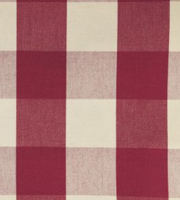 Avon Check Fabric by Ian Mankin Peony