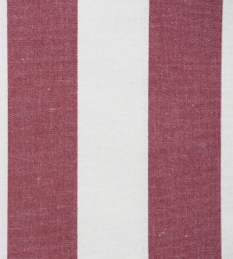 Devon Stripe Fabric by Ian Mankin Peony