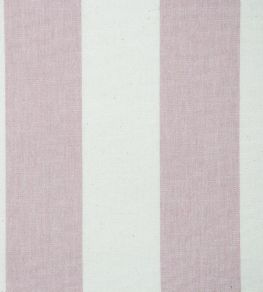 Devon Stripe Fabric by Ian Mankin Pink