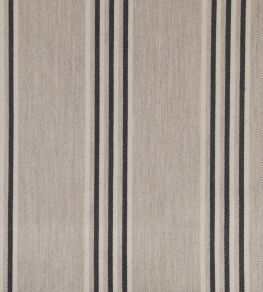Henley Stripe Fabric by Ian Mankin Putty/Black Henley Stripe Fabric by Ian Mankin Putty/Black