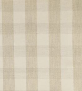 Suffolk Check Large Fabric by Ian Mankin Cream Suffolk Check Large Fabric by Ian Mankin Cream