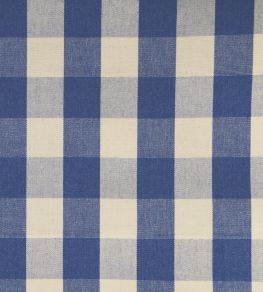 Suffolk Check Large Fabric by Ian Mankin Indigo Suffolk Check Large Fabric by Ian Mankin Indigo