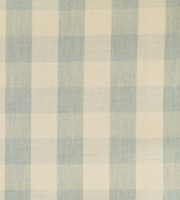 Suffolk Check Large Fabric by Ian Mankin Mint
