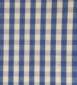 Suffolk Check Small Fabric by Ian Mankin Indigo Suffolk Check Small Fabric by Ian Mankin Indigo