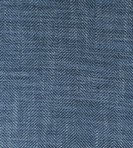 Arran Fabric by Ian Mankin Blue Arran Fabric by Ian Mankin Blue
