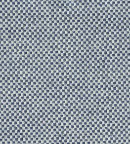 Dundee Fabric by Ian Mankin Blue