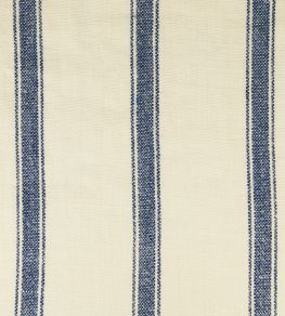 Angus Stripe Fabric by Ian Mankin Navy Angus Stripe Fabric by Ian Mankin Navy