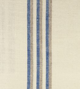 Grain Stripe Fabric by Ian Mankin Indigo Grain Stripe Fabric by Ian Mankin Indigo