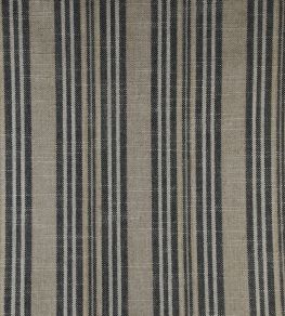 Jura Stripe Fabric by Ian Mankin Charcoal Jura Stripe Fabric by Ian Mankin Charcoal