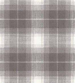 Kintyre Check Fabric by Ian Mankin Grey
